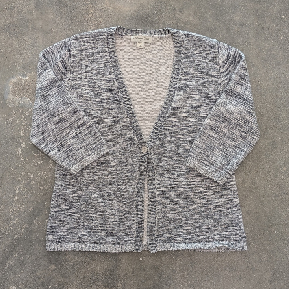 Coldwater Creek Soft Gray Cardigan